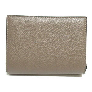 Balenciaga Gray Wallet Mink Zip Bi fold Leather